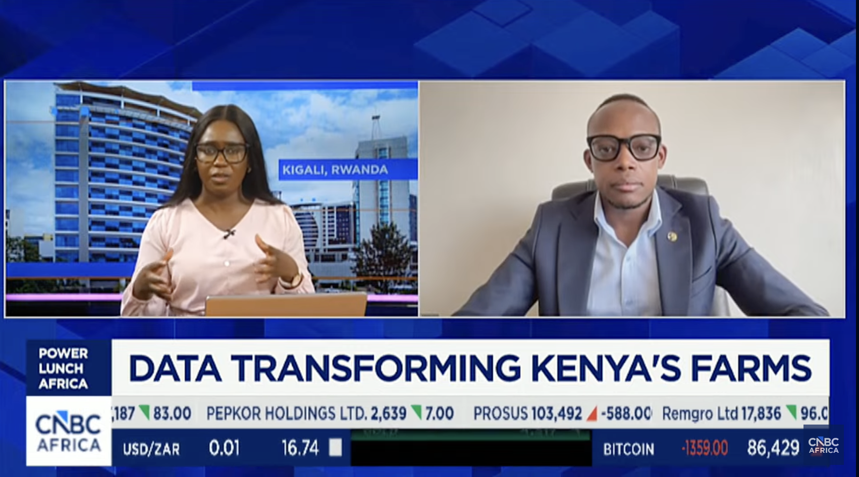 CNBC Africa Interview: AI-driven farming in Africa